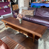 Midcentury Lane Walnut Coffee Table - 70" L