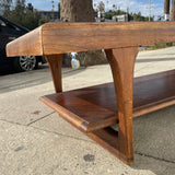 Midcentury Lane Walnut Coffee Table - 70" L