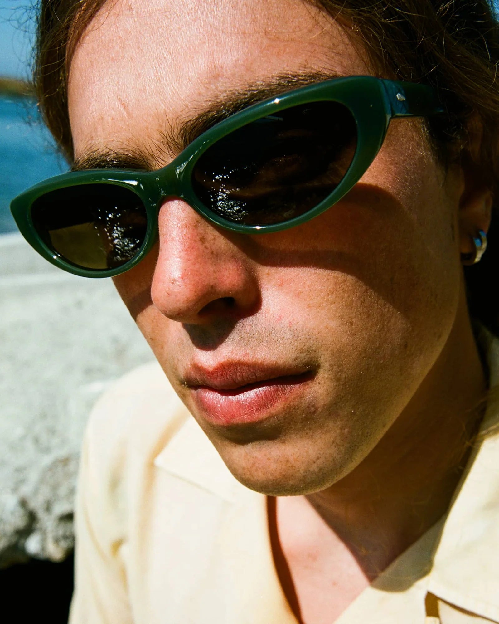 The Petal Bomb in Moss Bio by Crap Eyewear Sunglasses crap