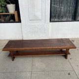 Midcentury Lane Walnut Coffee Table - 70" L