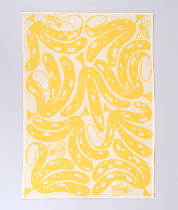 Tea Towels by Wrap Magazine tea towel Wrap Magazine Go Bananas: Yellow