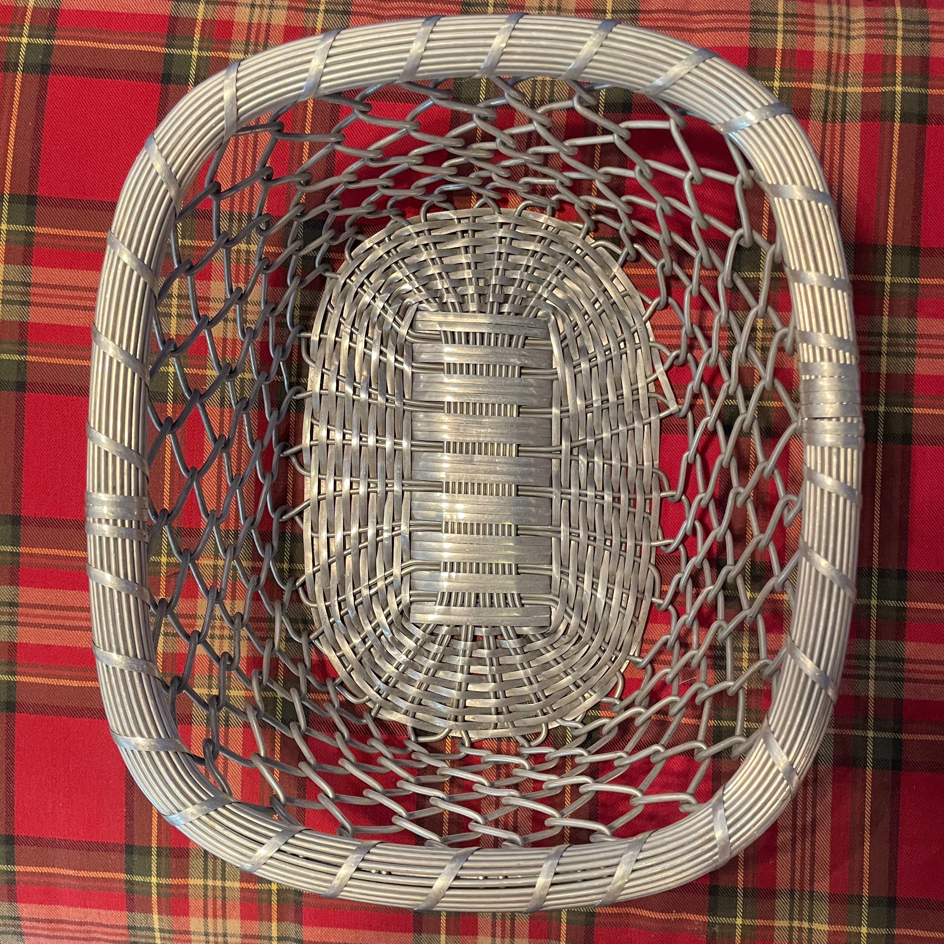 1960’s Vintage French Wire Basket CANDID HOME