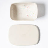 Speckled Ceramic Butter Dish by Egg Back Home butter dish egg back home