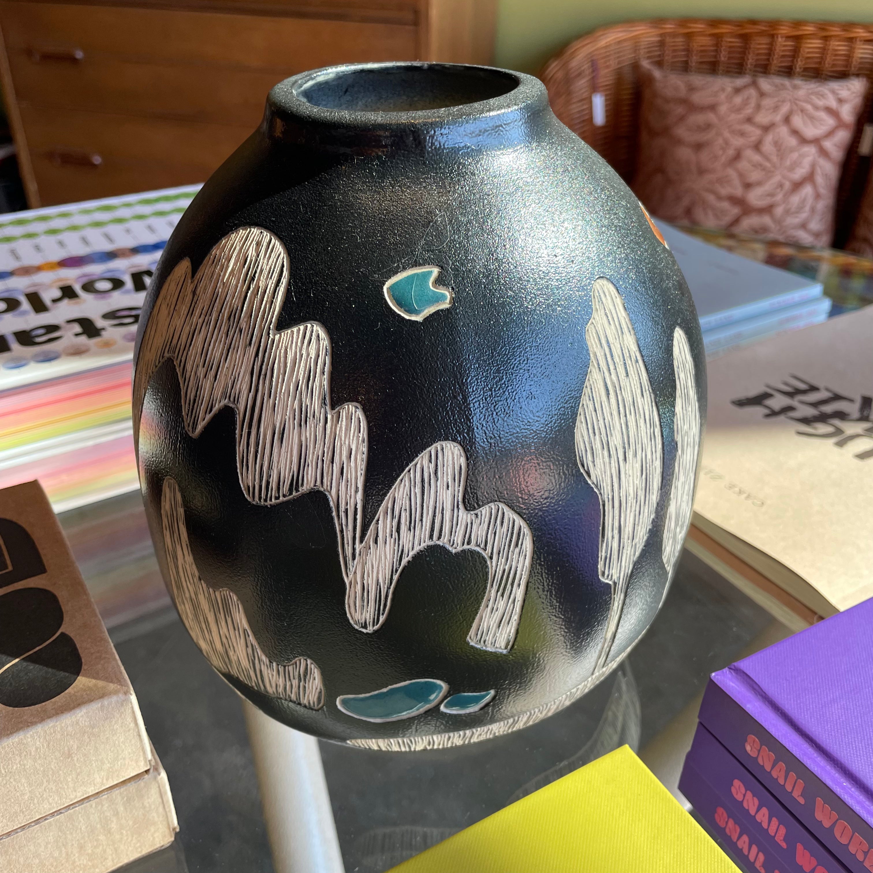 Vintage Southwestern Ceramic Vase Vase CANDID HOME