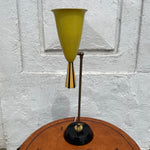 1960’s Adjustable Enamel + Brass Table Lamp lamp CANDID HOME
