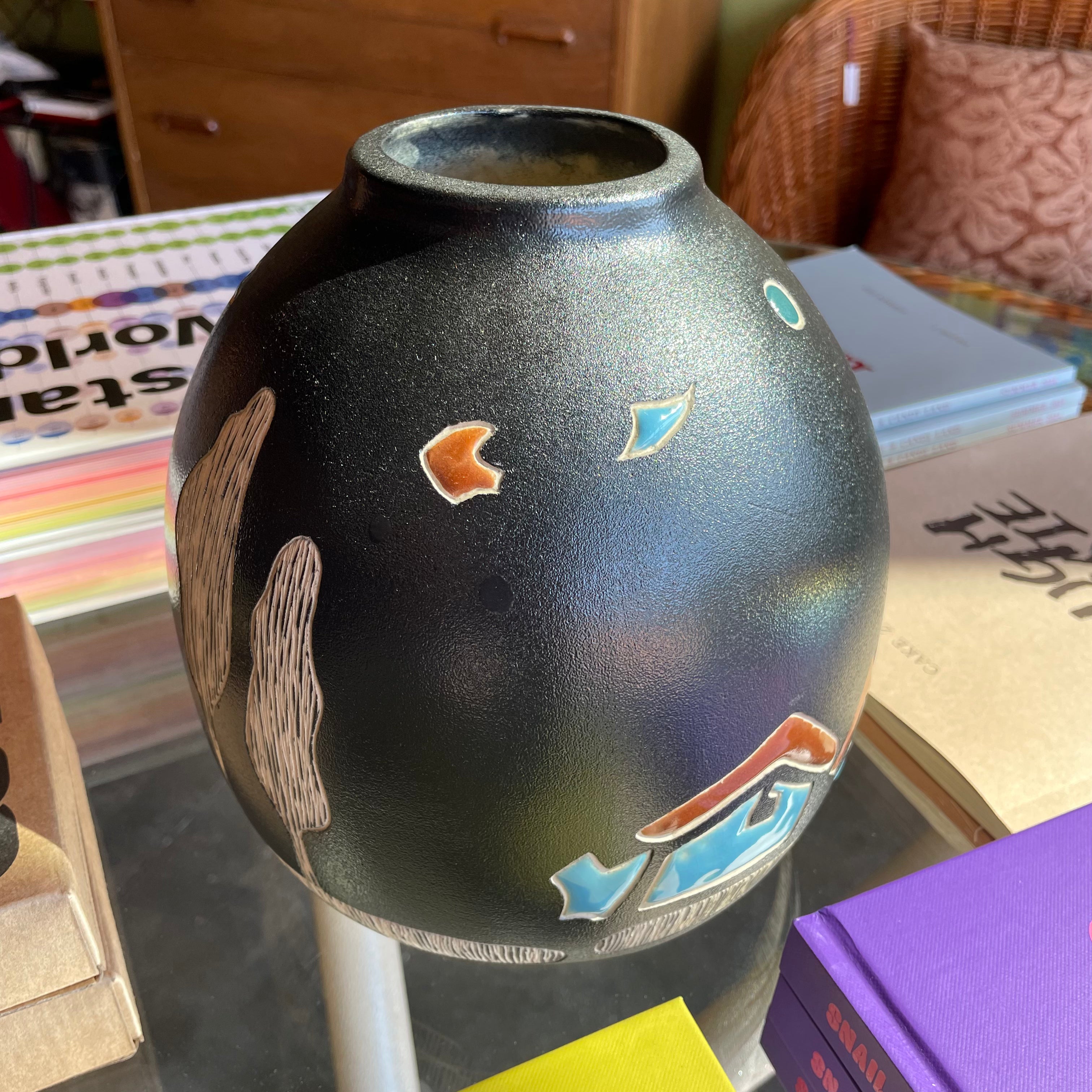 Vintage Southwestern Ceramic Vase Vase CANDID HOME