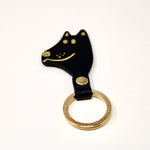 Dog Keychain by Ark Colour Design Keychains ark colour Black