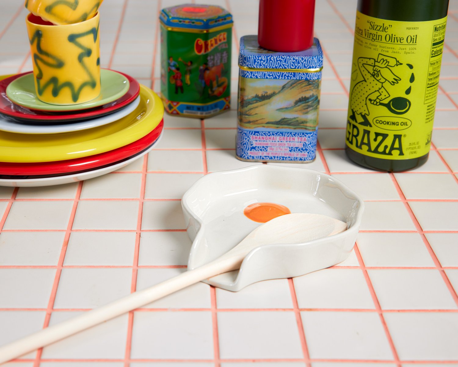 Egg Spoon Rest by Reva Preven Reva Oreven