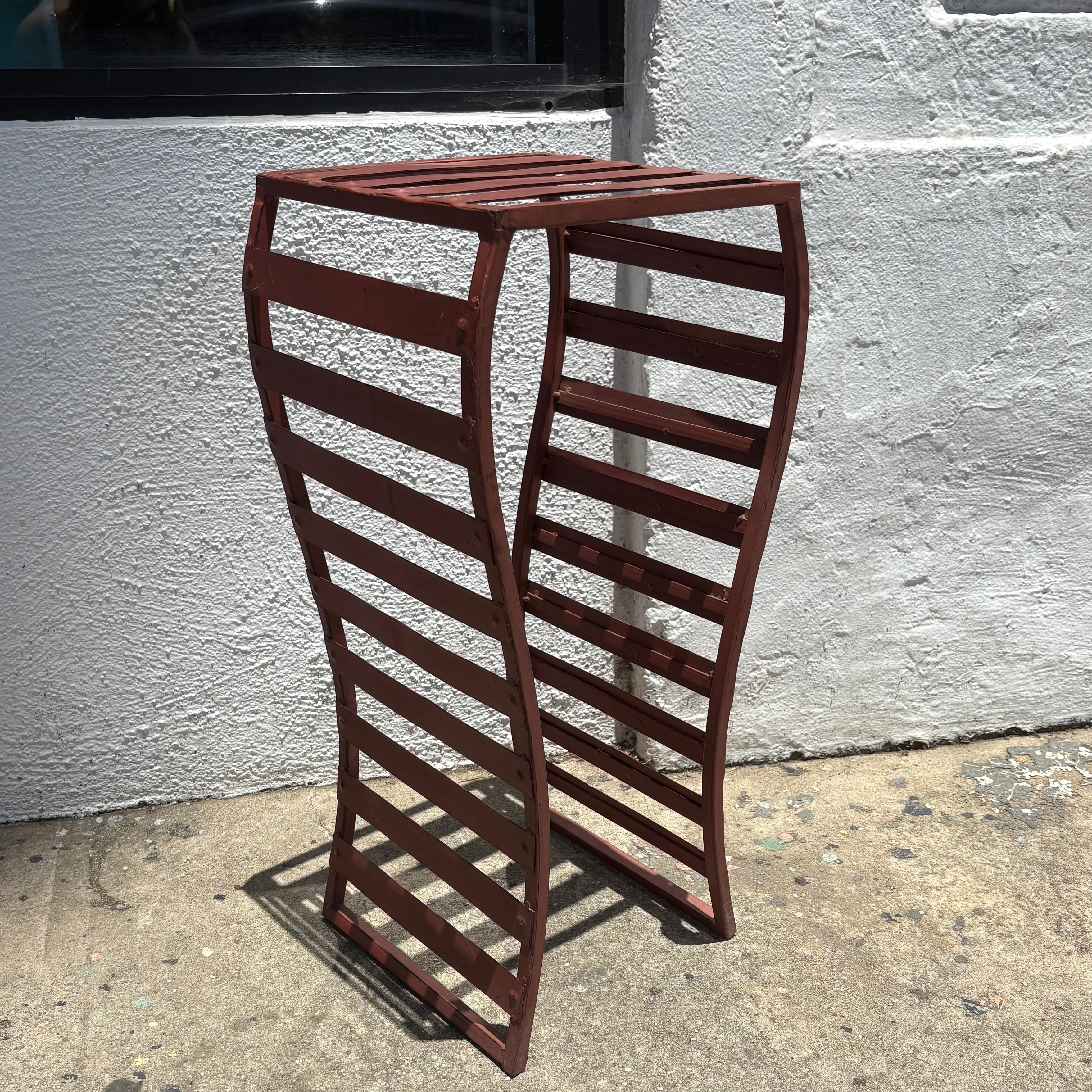 Vintage Metal Plant Stand plant stand CANDID HOME