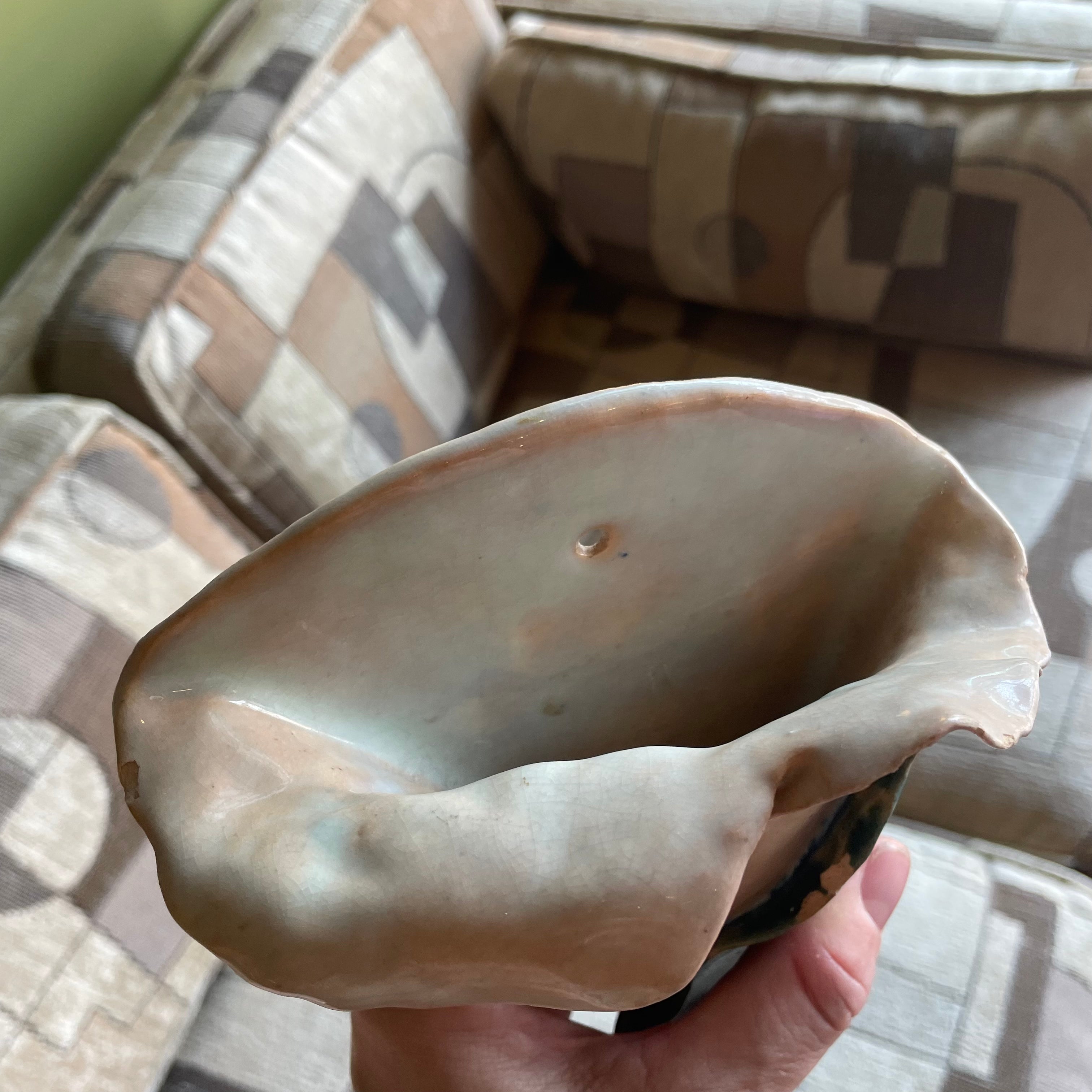 1940's Ceramic Lily Wall Pocket planter CANDID HOME