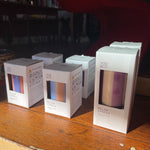 Stripe Pillar Candle by Yod and Co Candles yod and co