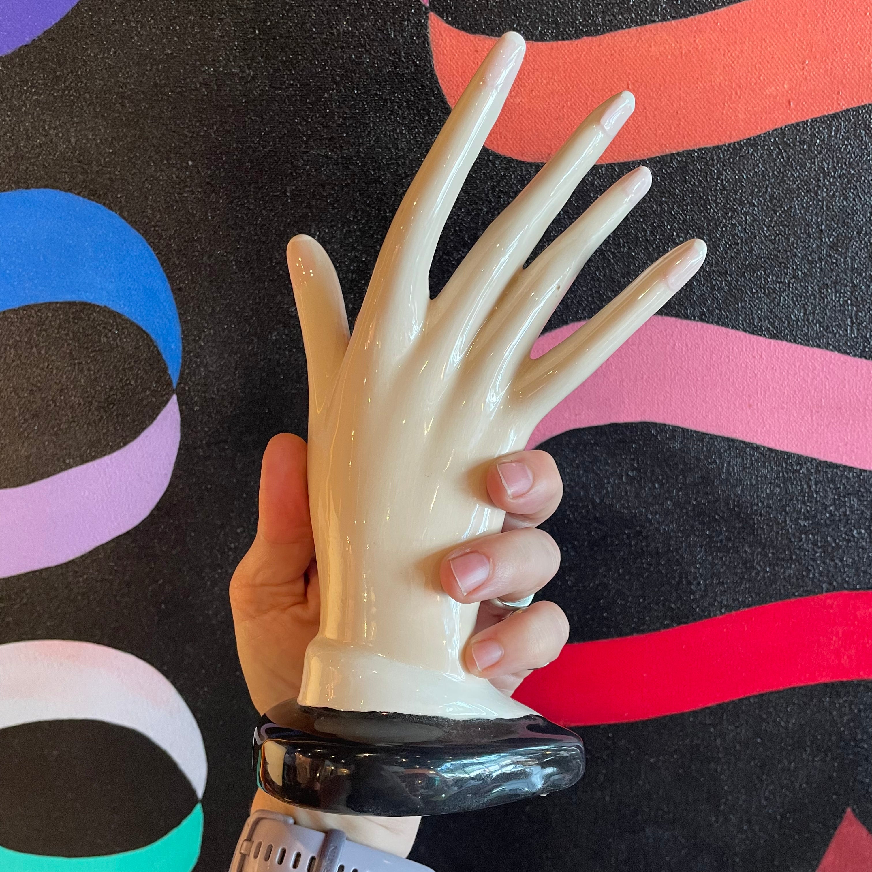 Vintage Ceramic Display Hand Forms styling object CANDID HOME