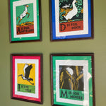 MCM Vintage Alphabet Art by C.B. Falls Artwork CANDID HOME