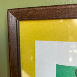 MCM Vintage Alphabet Art by C.B. Falls Artwork CANDID HOME