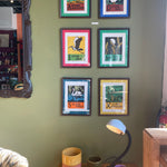 MCM Vintage Alphabet Art by C.B. Falls Artwork CANDID HOME