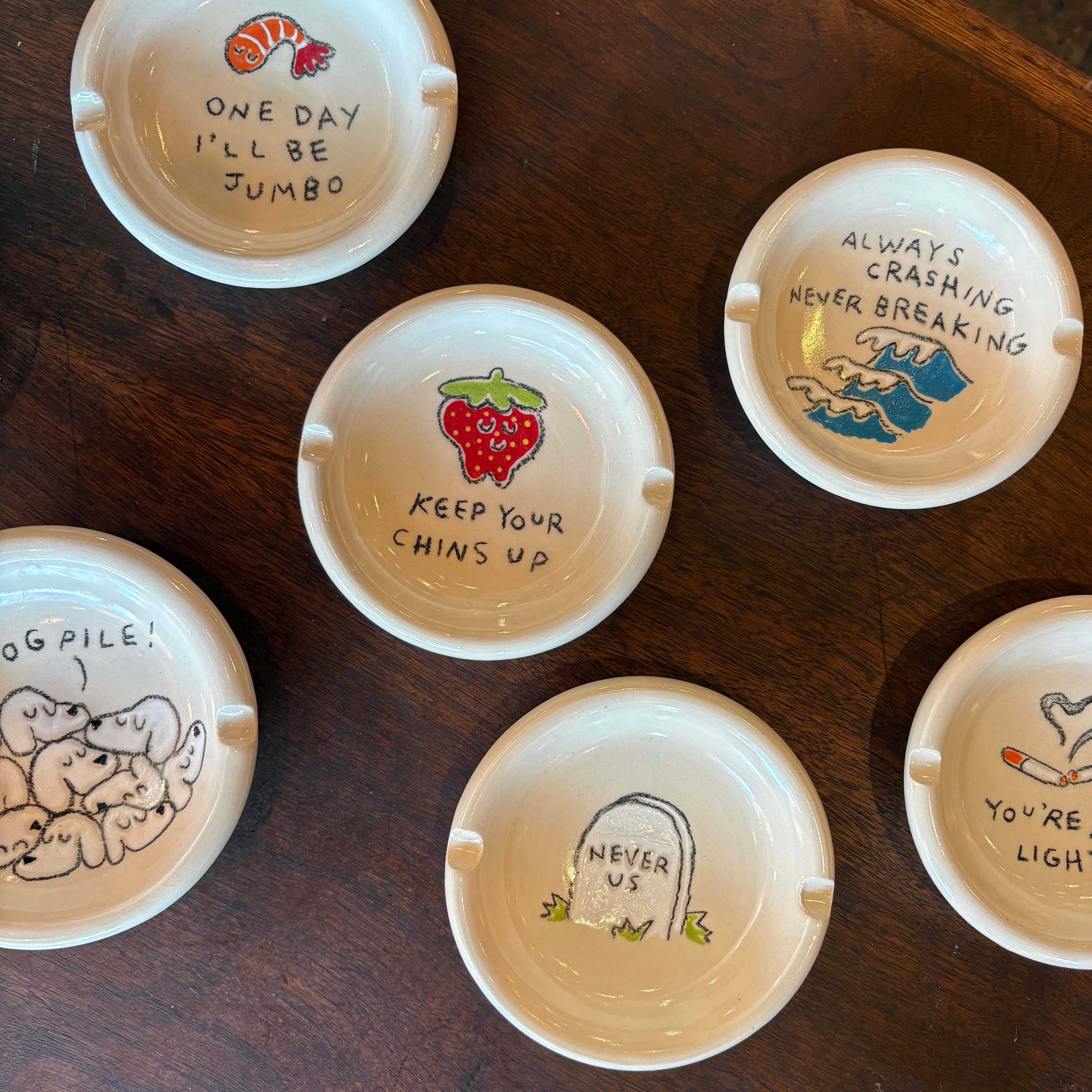 Steve Stringer: Assorted Ashtrays ashtray Steve Stringer