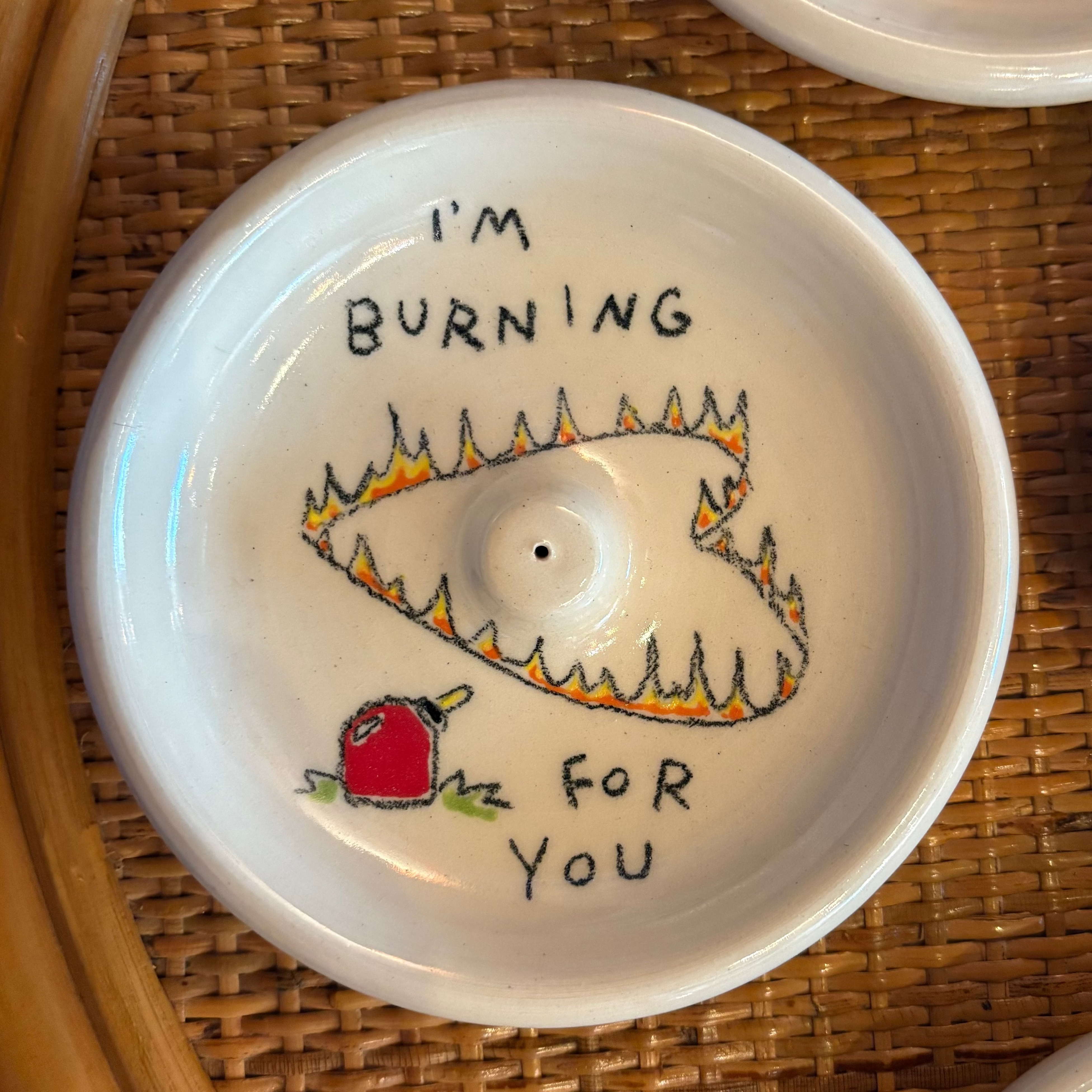 Steve Stringer: Assorted Incense Holders INCENSE HOLDER Steve stringer i'm burning for you