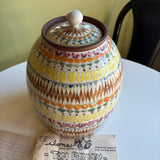 1970's Ceramic Tom Phinney Lidded Jar