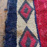 Early 1900's American Rag Rug - 36" x 70" CANDID HOME
