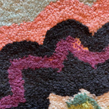 Early 1900's American Rag Rug - 23" x 35" Rugs CANDID HOME