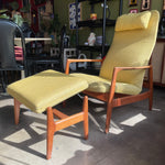 1960's Vintage Dux Armchair + Ottoman Set Armchair CANDID HOME