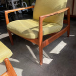 1960's Vintage Dux Armchair + Ottoman Set Armchair CANDID HOME