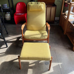 1960's Vintage Dux Armchair + Ottoman Set Armchair CANDID HOME