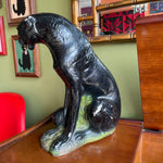 1940's Vintage Chalkware Panther Statue statue CANDID HOME