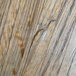 1970's Solid Oak Coffee Table - 36" Round coffee table CANDID HOME
