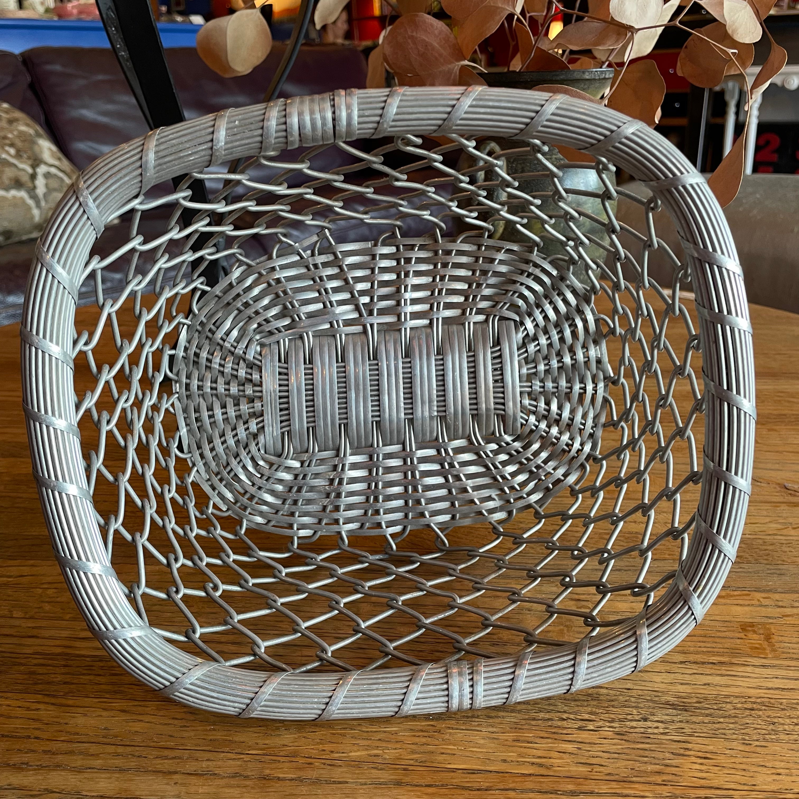 1960’s Vintage French Wire Basket CANDID HOME