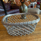 1960’s Vintage French Wire Basket CANDID HOME