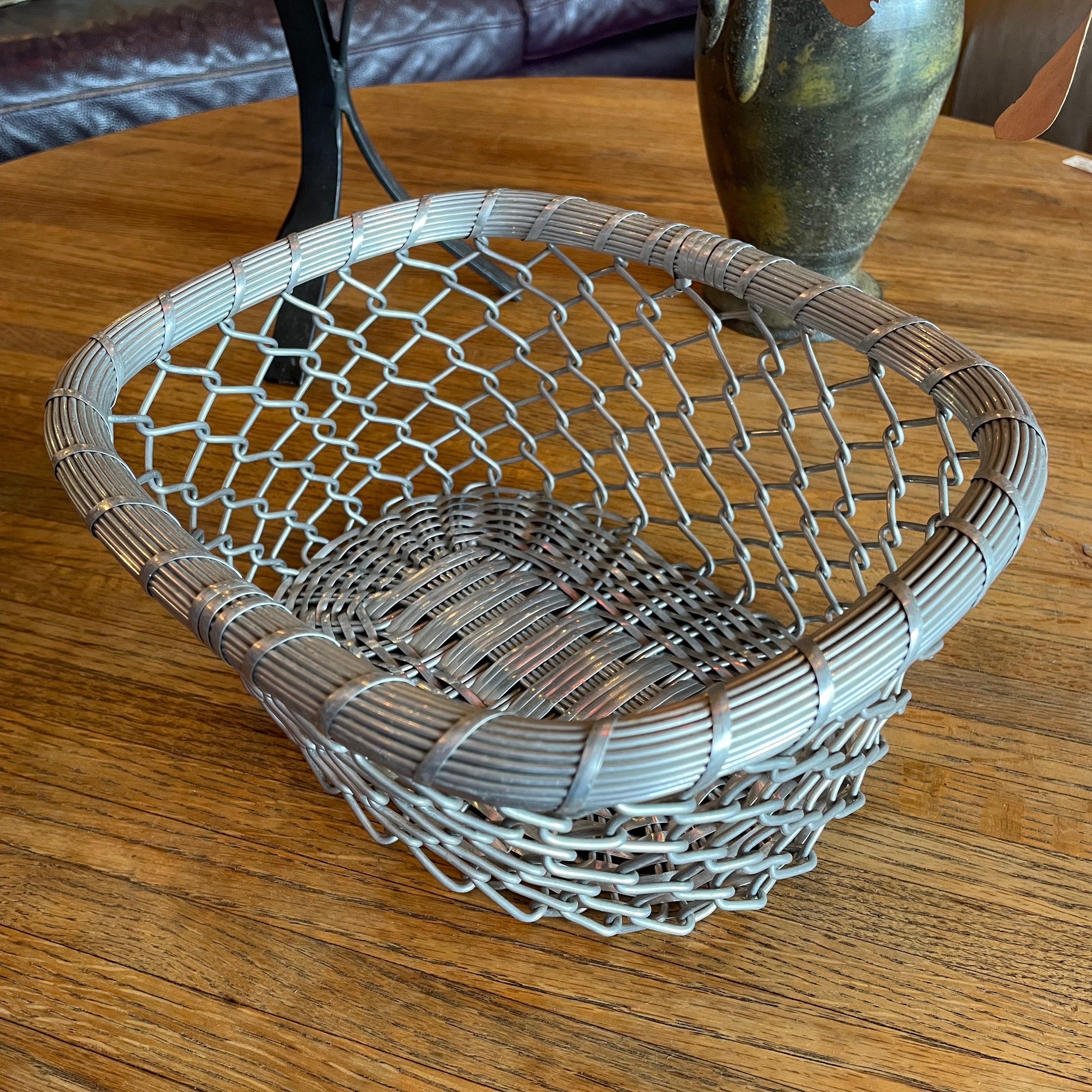 1960’s Vintage French Wire Basket CANDID HOME