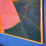 1990's Vintage Abstract "Road to Piñon II" by Danielle Shelley Art CANDID HOME