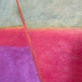 1990's Vintage Abstract "Road to Piñon II" by Danielle Shelley