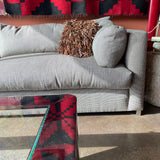 1960's Houndstooth Fabric Sofa