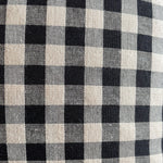 Checkerboard Cotton + Linen Pillows - Price for Each Pillows CANDID HOME