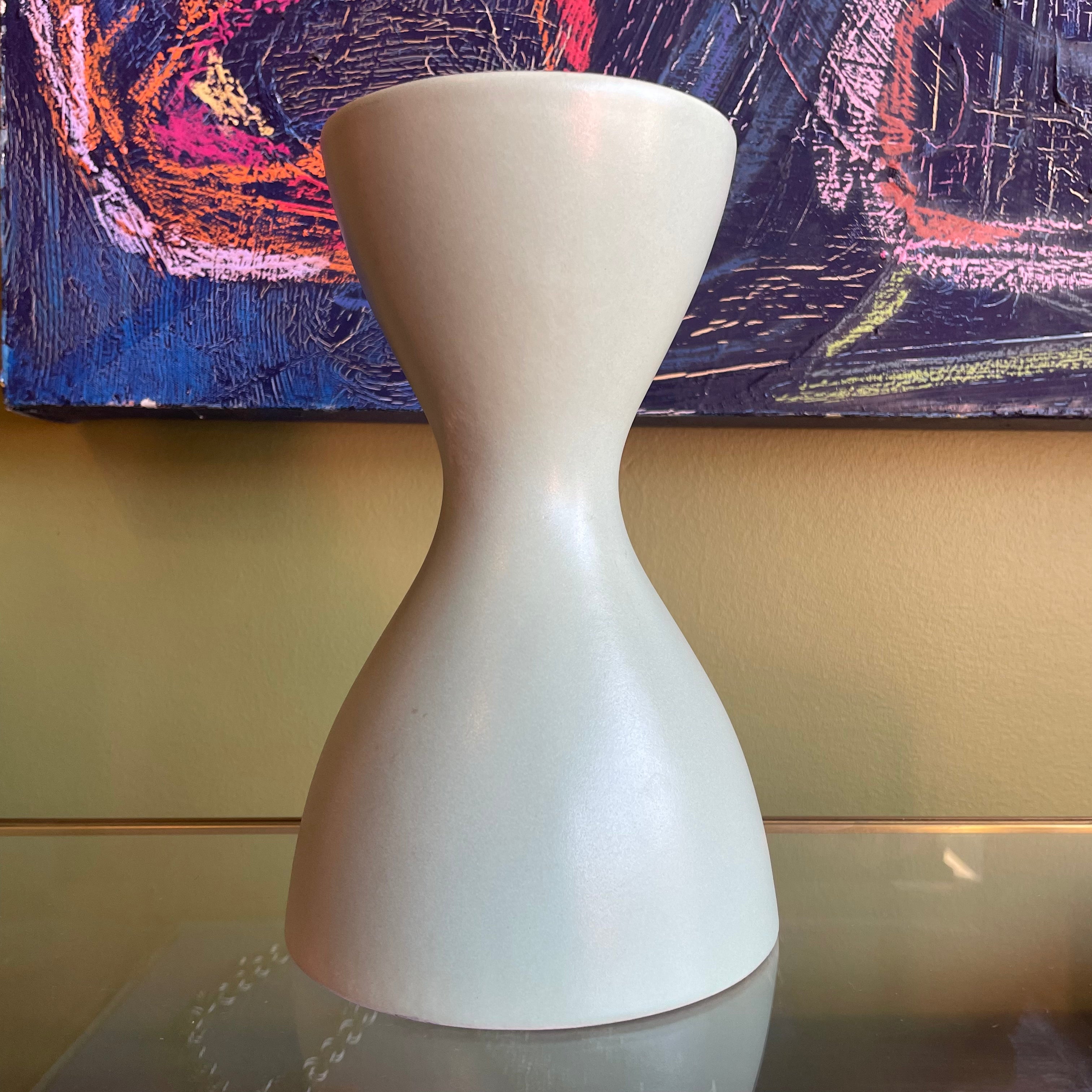 Vintage Ceramic Hourglass Vase vase CANDID HOME