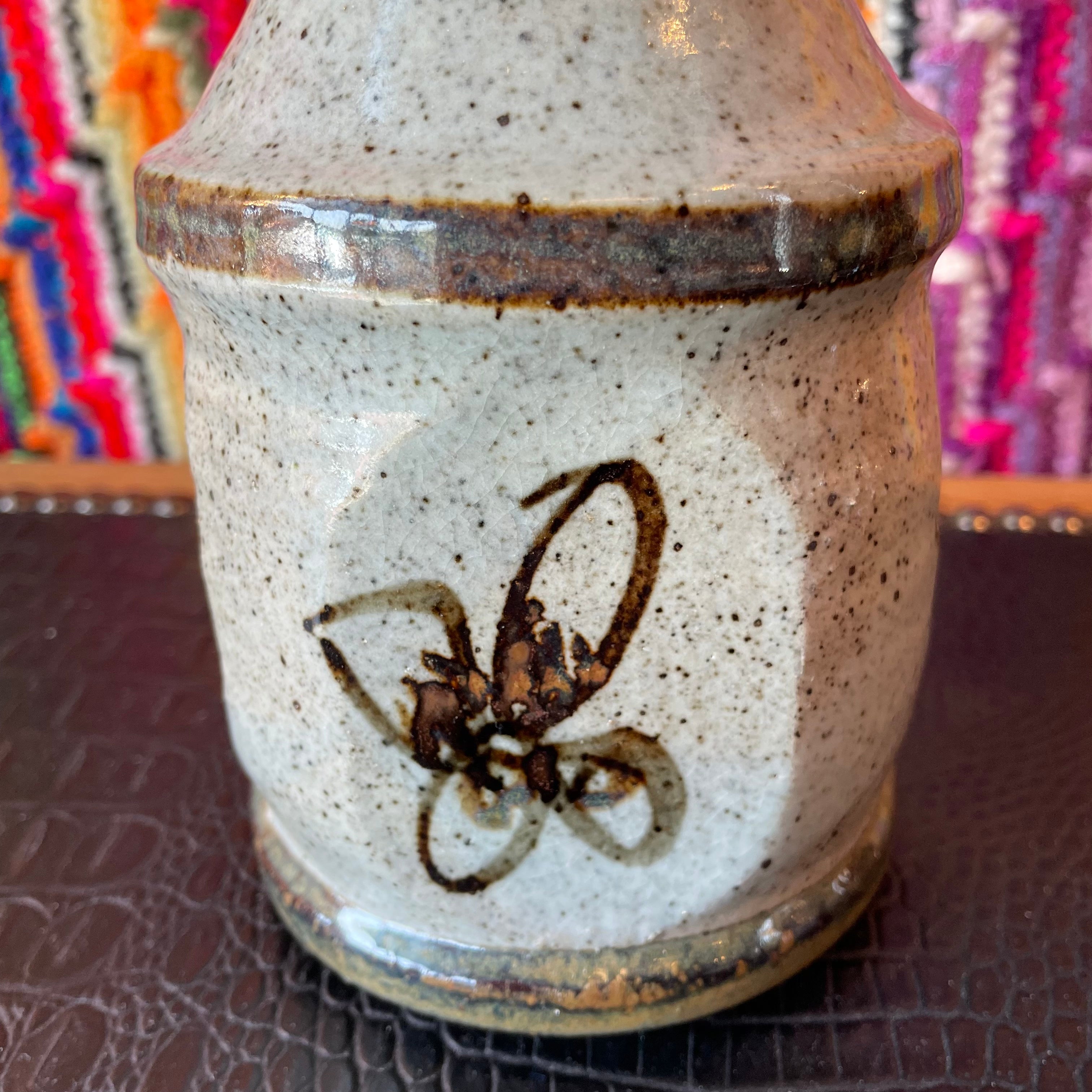 1970's Vintage Japanese Stoneware Vase Vase CANDID HOME