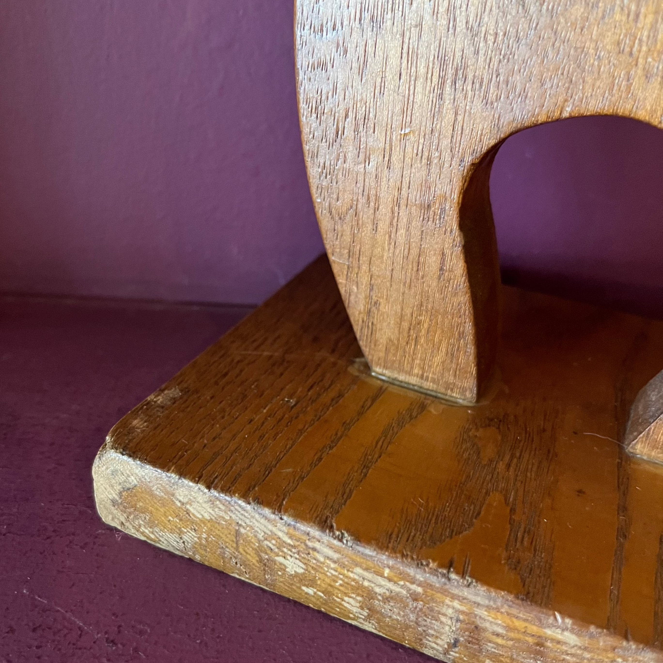 1970's Wooden Giraffe Sculpture styling object CANDID HOME