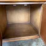 1960's Vintage Travertine + Walnut "Perceptions" Nightstands by Lane Nightstand Candid Home