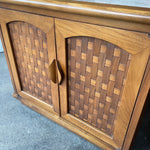 1960's Vintage Travertine + Walnut "Perceptions" Nightstands by Lane Nightstand Candid Home