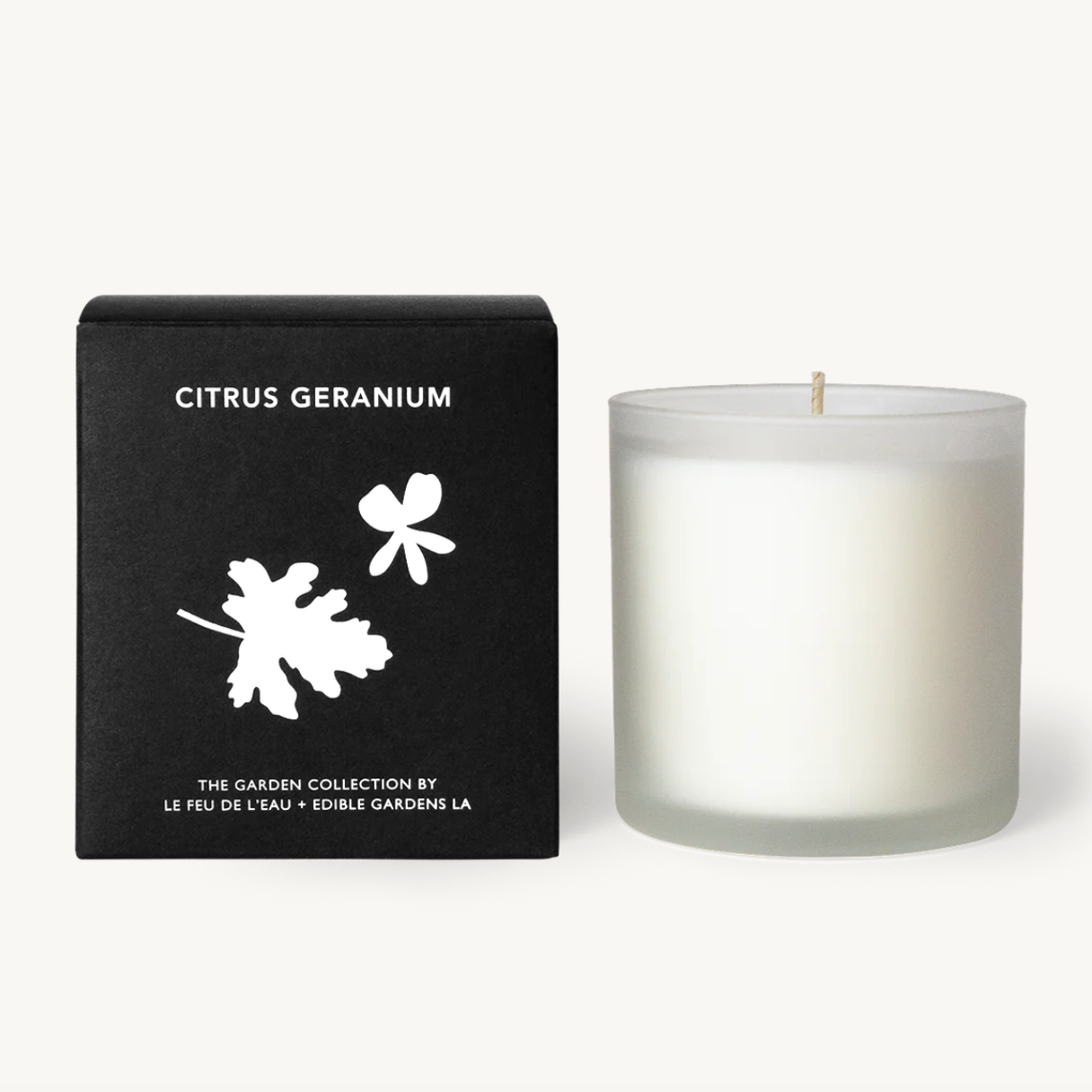 Garden Candles by Le Feu D'Leau Candles le feu d'leau Citrus Geranium