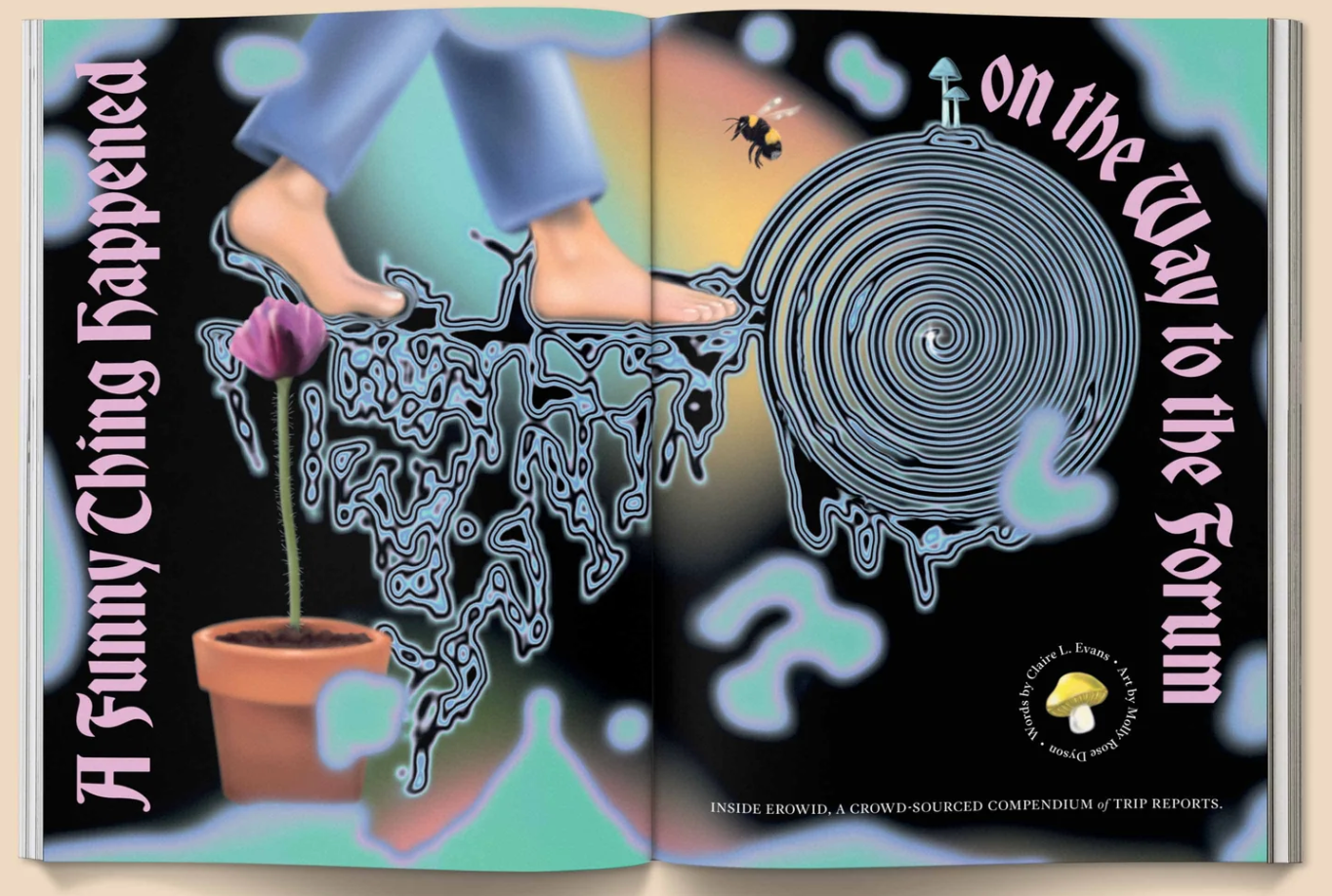 Mushroom People Magazine magazine broccoli