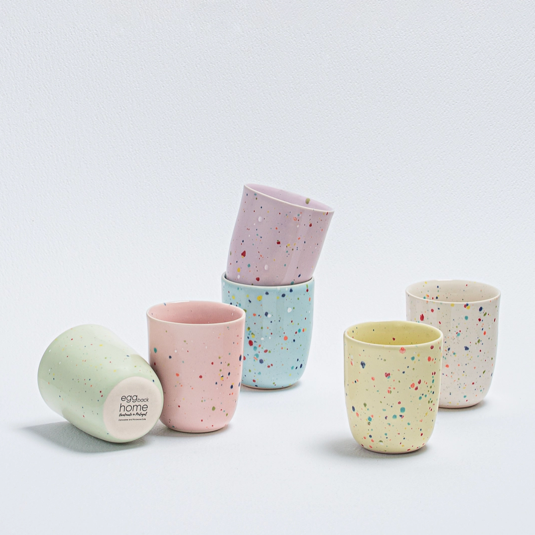 Medium Speckled Cup by Egg Back Home Ceramic Cups egg back home