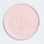 Speckled Ceramic Plates by Egg Back Home - Bread, Salad + Dinner Sizes plates egg back home Pink Salad 9"