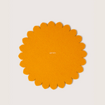 12" Crest Merino Wool Trivet by graf lantz Trivet Graf lanz Turmeric