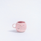 Speckled Ceramic Espresso Ball Mugs by Egg Back Home - 90 ml Mugs egg back home PINK