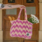 Towel Beach Bag by Tarta Gelatina Bags + Wallets TARTA GELATINA Brisa - Pinks