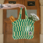 Towel Beach Bag by Tarta Gelatina Bags + Wallets TARTA GELATINA Paseo - Greens