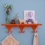Wall Rack by Scout Regalia wall hooks scout regalia Orange